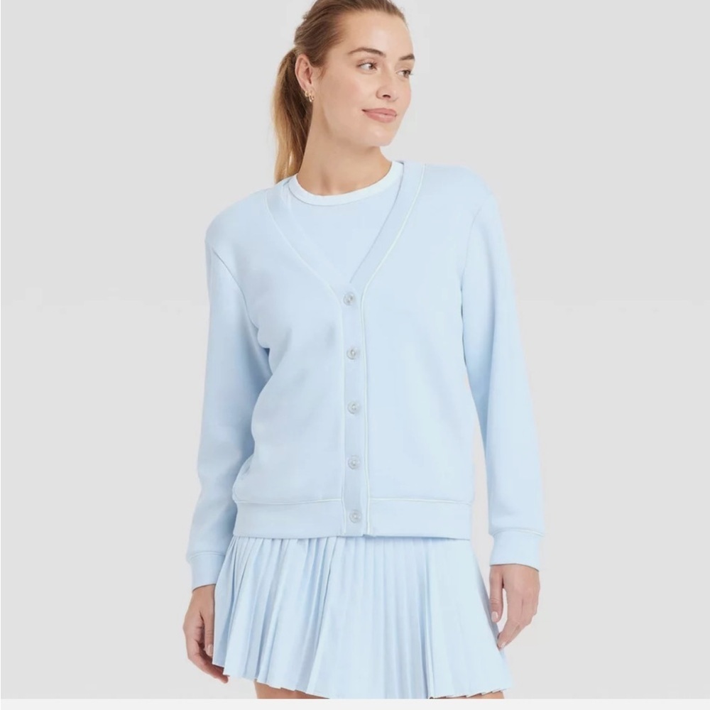 Women's Piped Button-Up Cardigan - All In Motion™ new 🆕